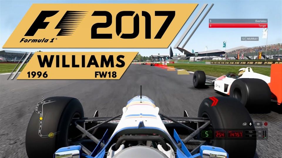 F1 2017 Historic Event 1996 Williams Silverstone video thumbnail